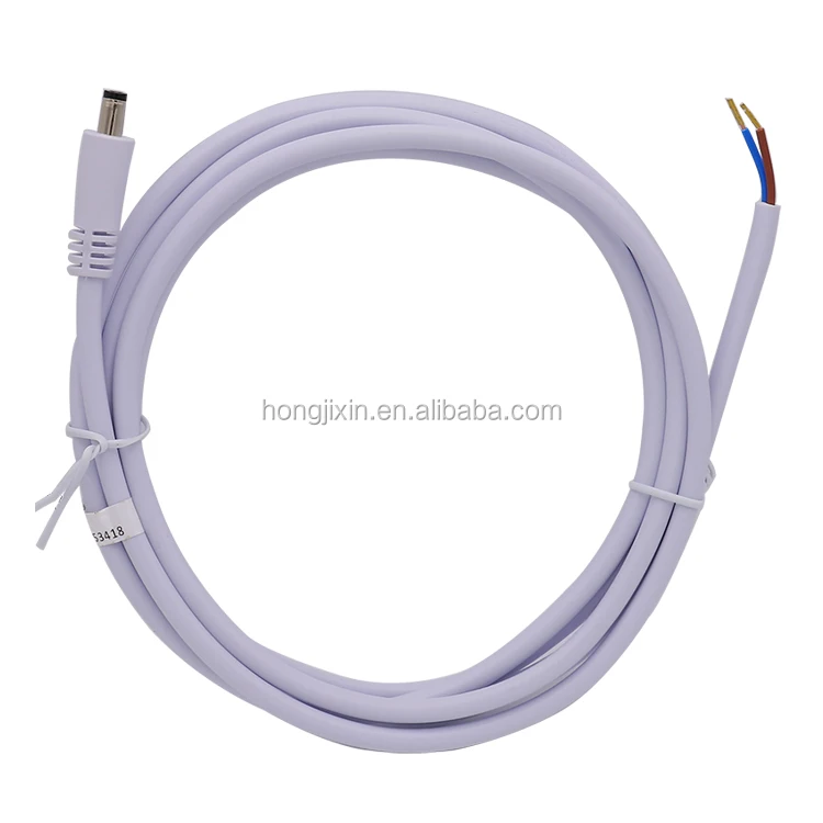 OEM DC 12V power 5.5 2.5 mm male plug to open bare wire adapter cables - ANKUX.COM