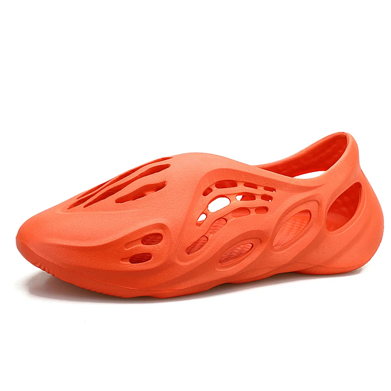 

Wholesale Custom Men Sandals Summer Kanye West Beach Slippers Foam Runners Men Sandals