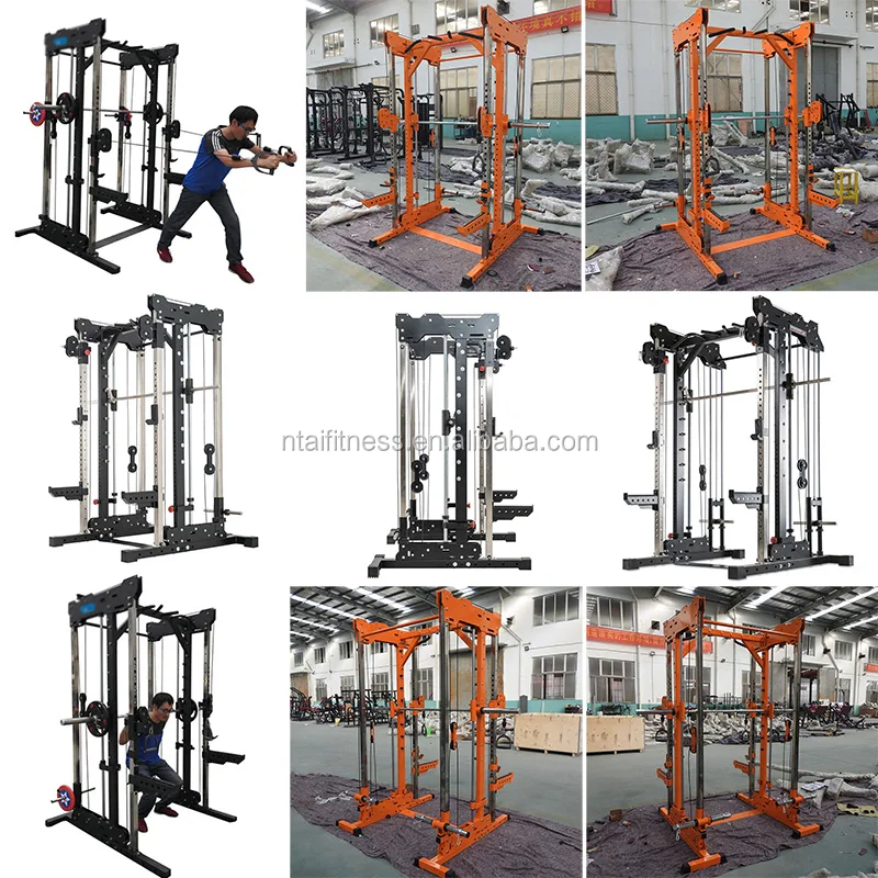 barbarian smith cable rack power squat rack
