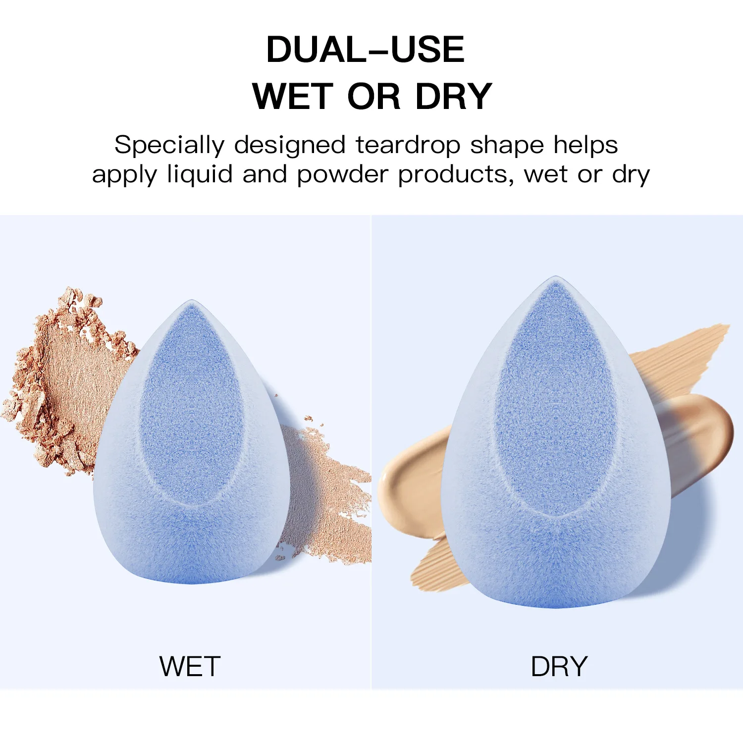 Hcs Super Absorb Makeup Sponge Beauty Cosmetics Velvet Microfiber