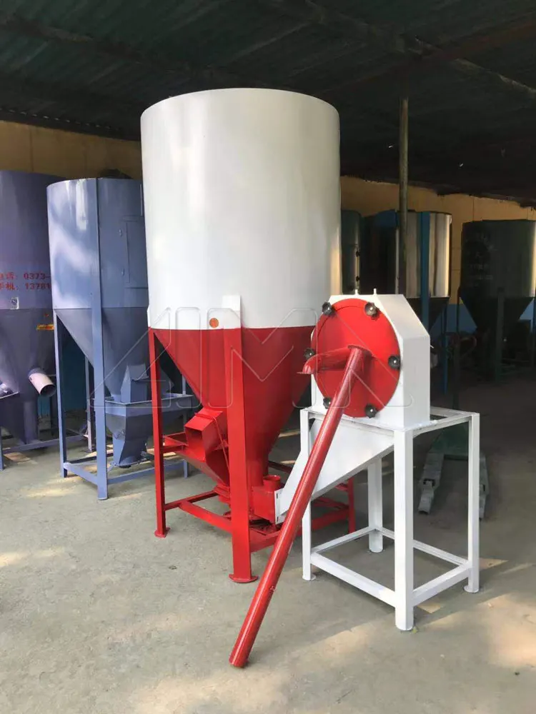 Animal Feed Mill Mixer Price Good Poultry Chicken Feed Mixer Grinder