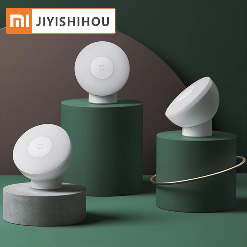 Xiaomi Mijia Activated Night Light 2 360 Rotating Adjustable Brightness Infrared Smart Motion Sensor xiaomi Night Light 2