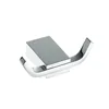 Solid Brass Wall Mounted Square Double Robe Hooks