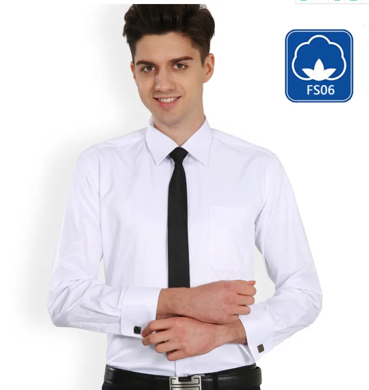 Oem Alimens & Gentle French Cuff Shirts Regular Fit Dress Shirts With