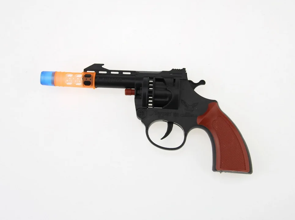 Cheap Affordable 8 Shots Children's Plastic Cap Gun For Outdoor Playing ...