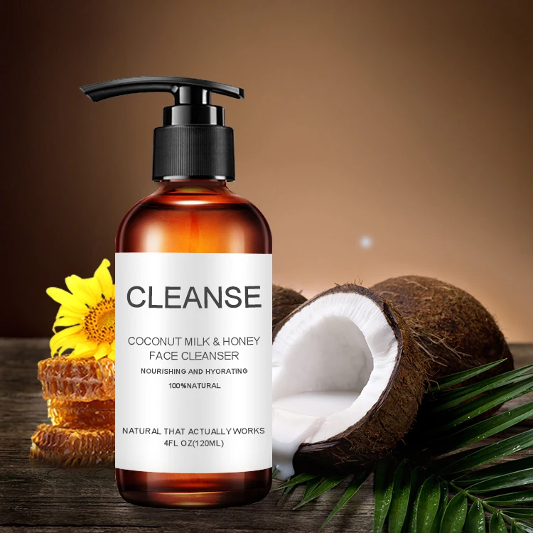 Coconut Milk Honey Face Cleanser Repair Natural Organic Mild ...