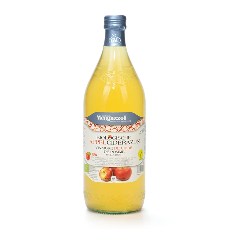 
Organic Apple Cider Vinegar with the Mother - Raw - Unfiltered 