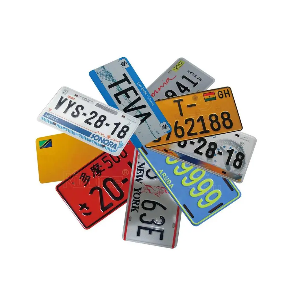 Reflective Film Aluminum Vehicle License Plates Buy Printer License