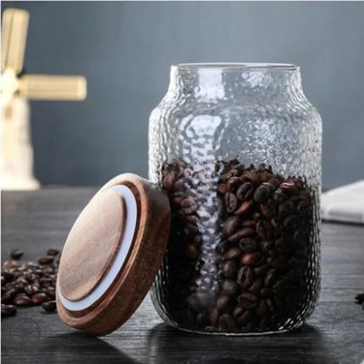 Modern High Borosilicate Glass Storage Jar Set Airtight Dustproof ...
