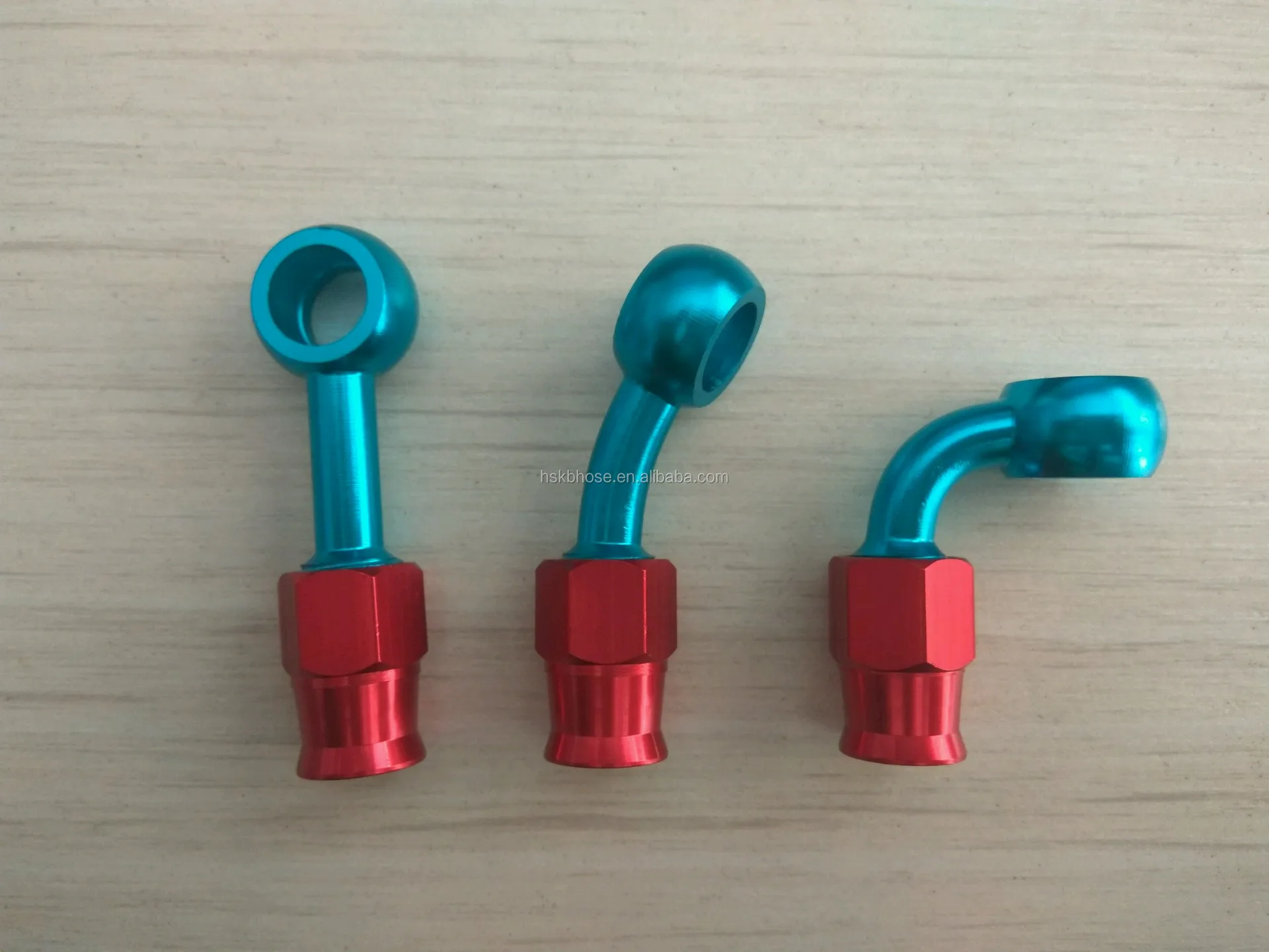 An3 Machined Crimped Steel Aluminum 10mm Brake Hose Lines Banjo