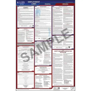 Indiana Arbeitsrecht Poster Alle In One Osha Konform In State Und Bundes Laminierte Poster 26 X 40 Englisch Buy Zustand Arbeit Gesetze Menschlichen Ressourcen Ubereinstimmung 18 19 Ubereinstimmung Konform Mitarbeiter Mitarbeiter