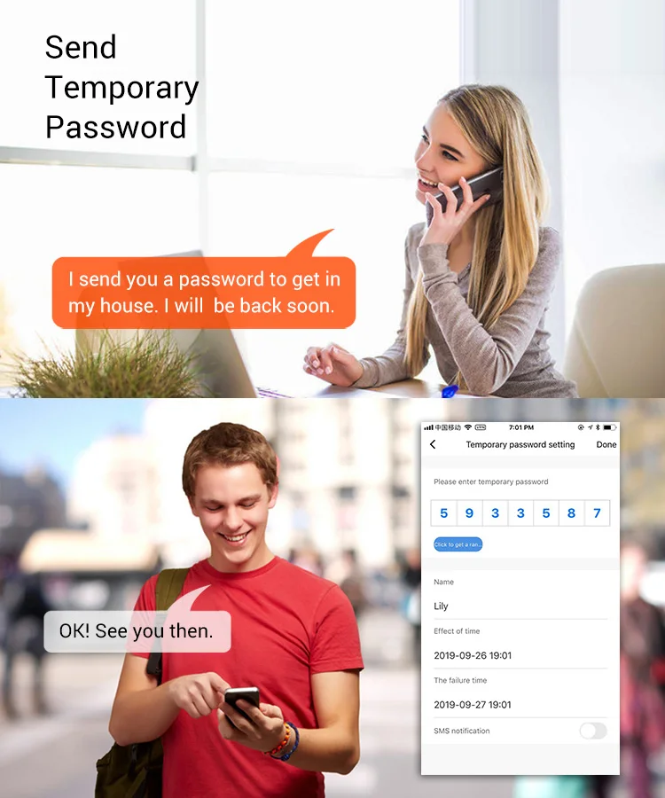 Automatic Digital Wifi Smart Face Recognition Door Lock with Tuya APP - ANKUX.COM