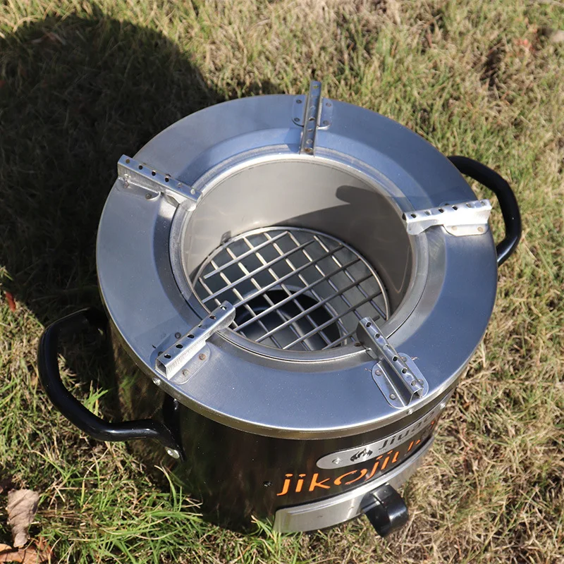 Multifunctional Stainless Steel Household Firewood Stove for Picnics and Cooking Exported to Africa for BBQ Grills