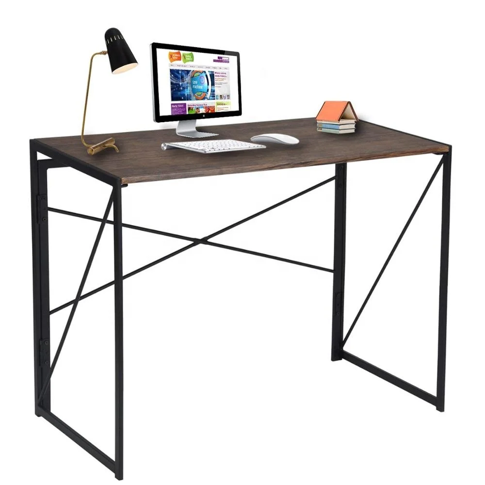 
Wood Computer Table Folding Portable Bamboo Lap Laptop Table Desk 