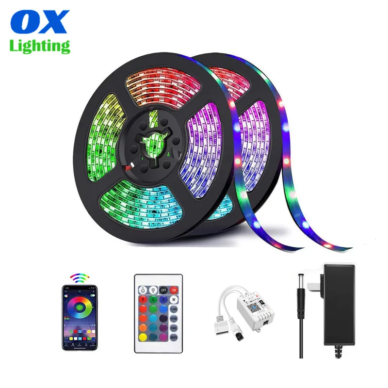 Govee smart wifi led strip lights 5050 rgb led strip works with amazone alexa google home