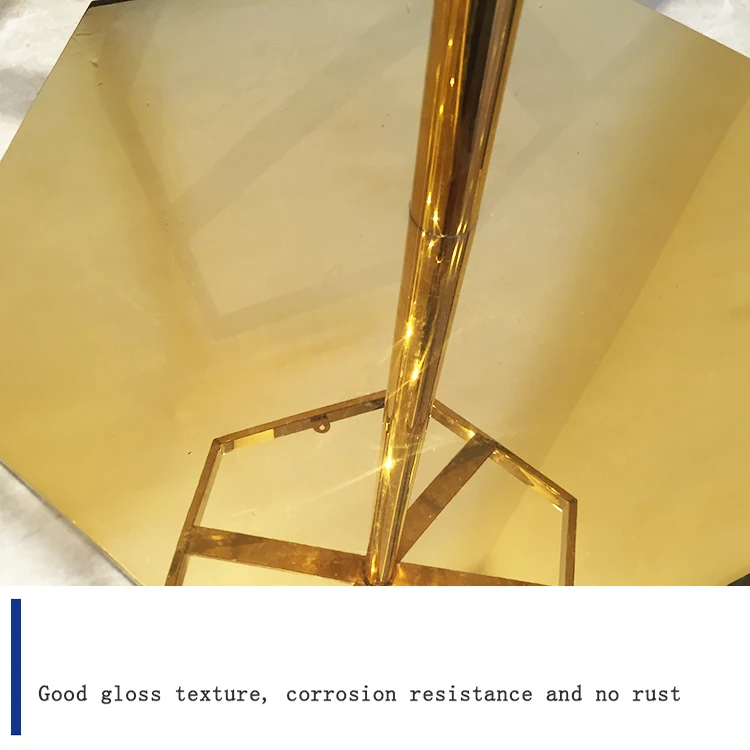 bespoke Modern Design Polygon coffee table metal stainless steel base metal legs for furniture