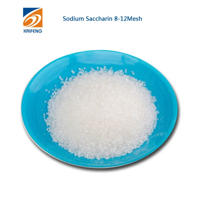 
KAIFENG factory price food ingredients flavoring 8-12 mesh sodium saccharin manufacturer 