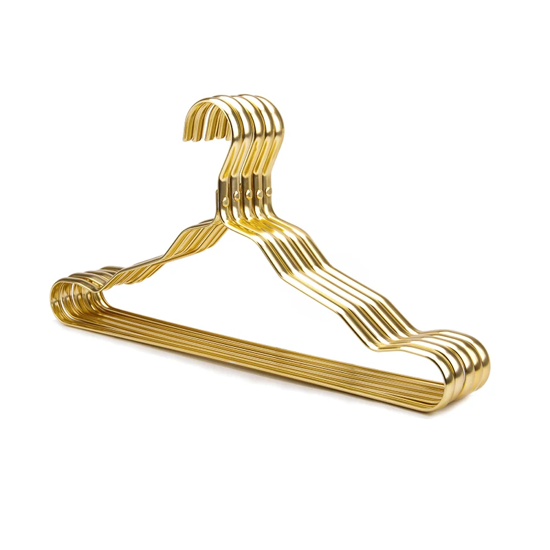anti rust gold coat hangers gold clothing hanger,gold metal coat