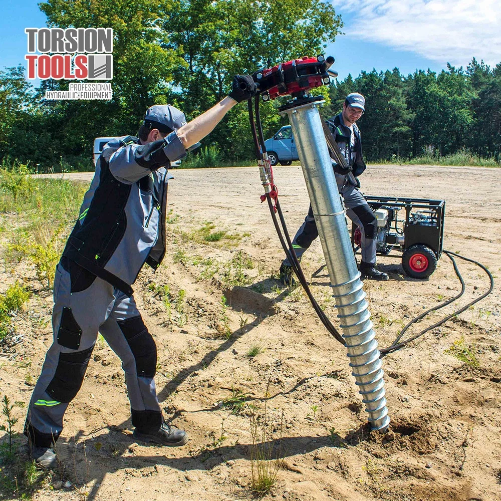 Screw Piles Installation Equipment 8700 Nm Buy Hydraulic Handheld