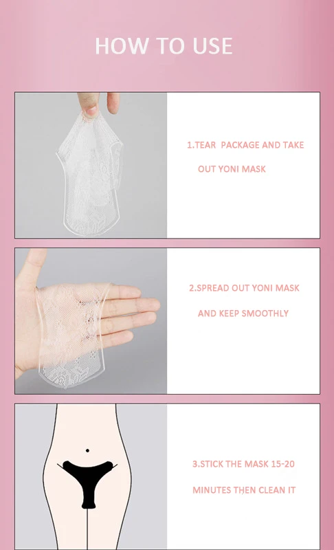 Oem Women's Private Parts T Shape Mask Lace Mask Moisture Vaginal ...