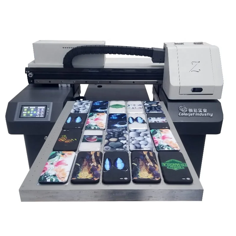 

desktop A2 uv flatbed printer with varnish inks for phone cover,1 Set, Cmyk+white+varnish uv led inks
