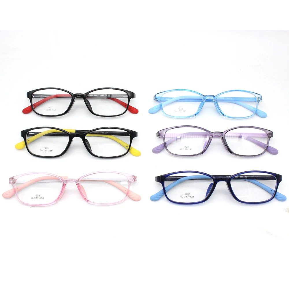 Silicone Temples Tr Front Kids Eye Glasses Frames High End Quality Blue ...