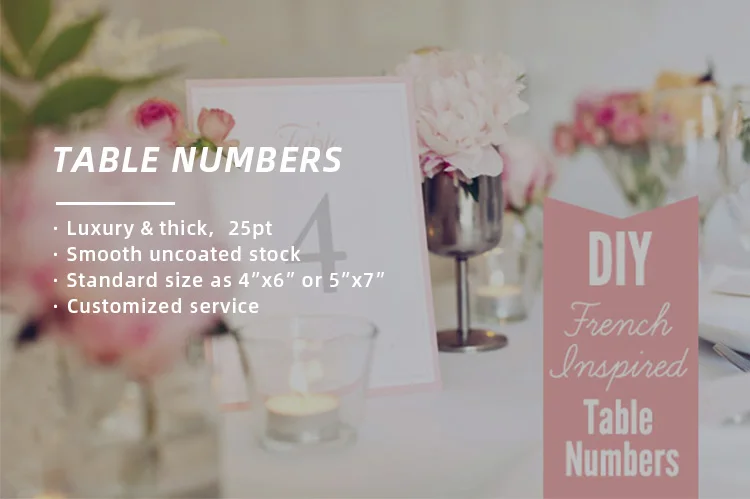 table numbers8