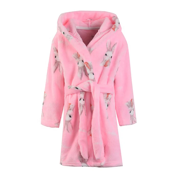 100 Cotton Organic Terry Soft Baby Kids Children Bath Robe Hooded