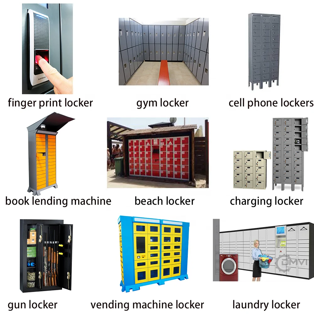 various lockers