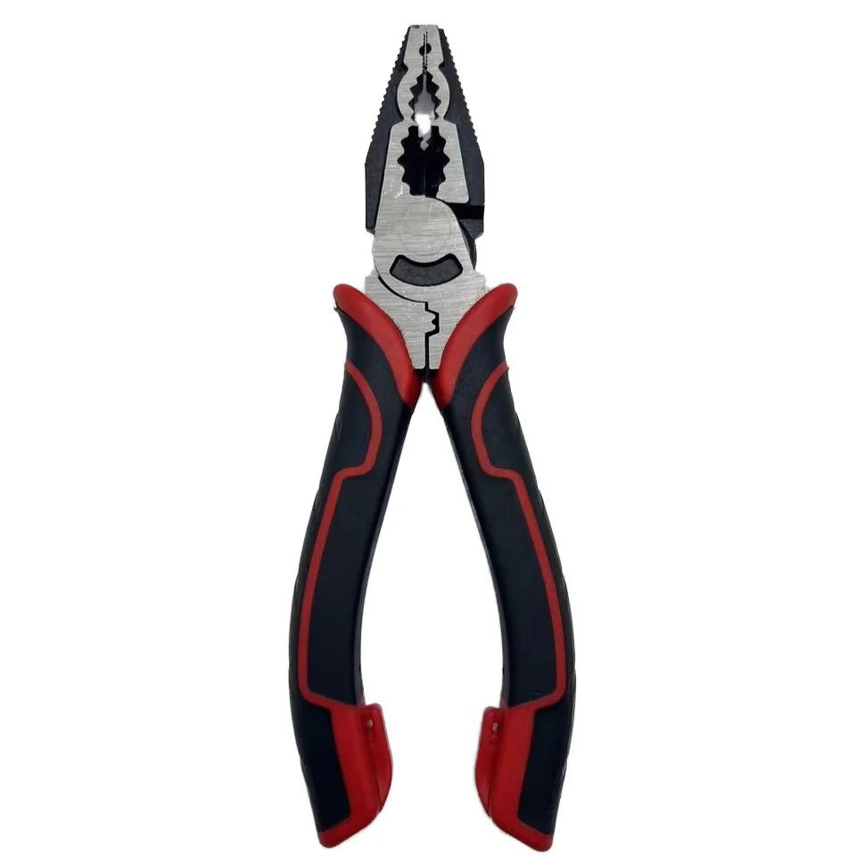 Industrial Grade Multifunctional 4-in-1 Combo Pliers Soft Grip Diagonal Edges Long Nose Clip Carbon Steel Tool Set supplier