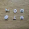 two parts one time using disposable plastic snap button for wristband