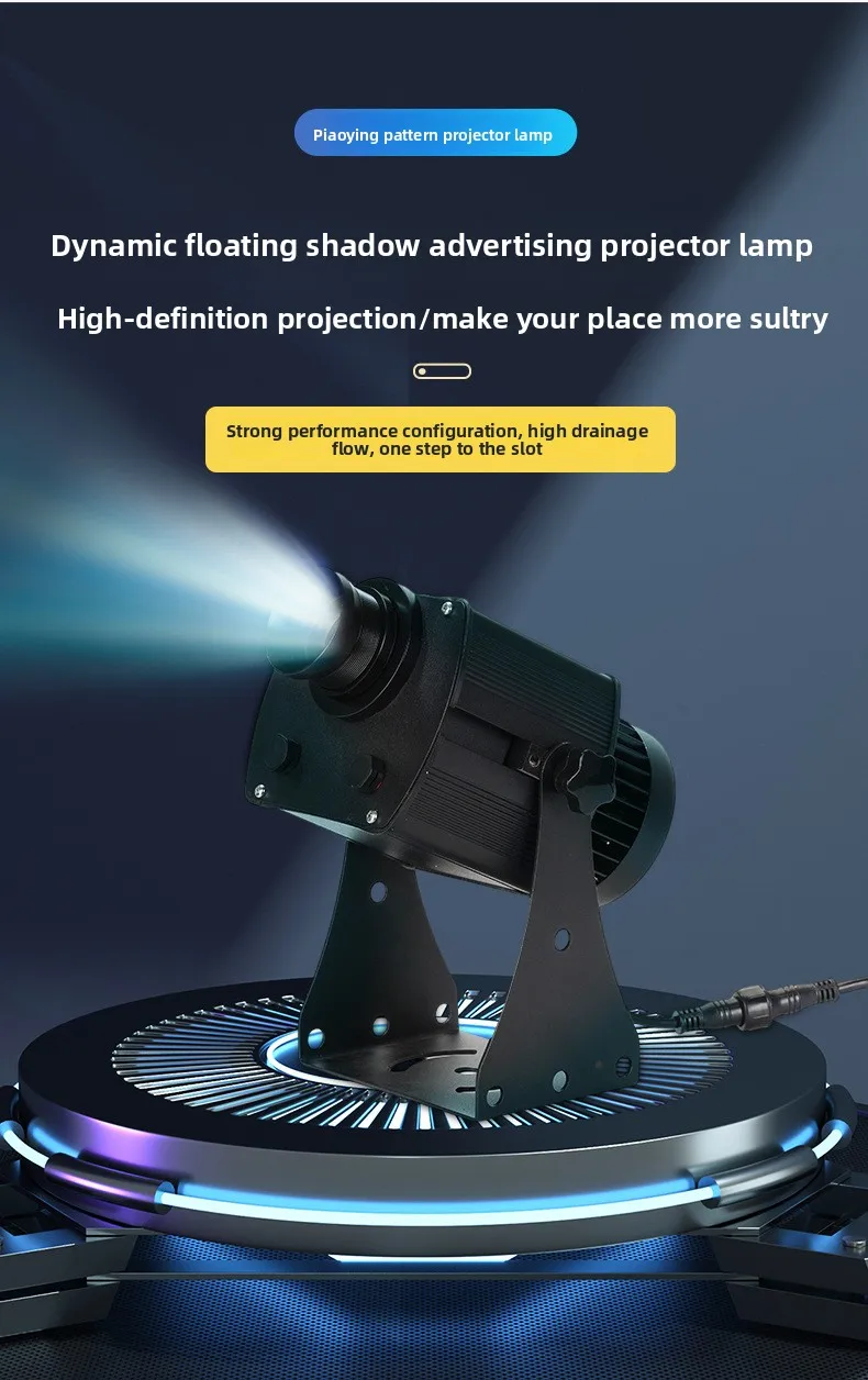product dynamic rgb led shadow projection spotlight ip65 facade lighting creative ground attraction special effects shop ground lighting-2