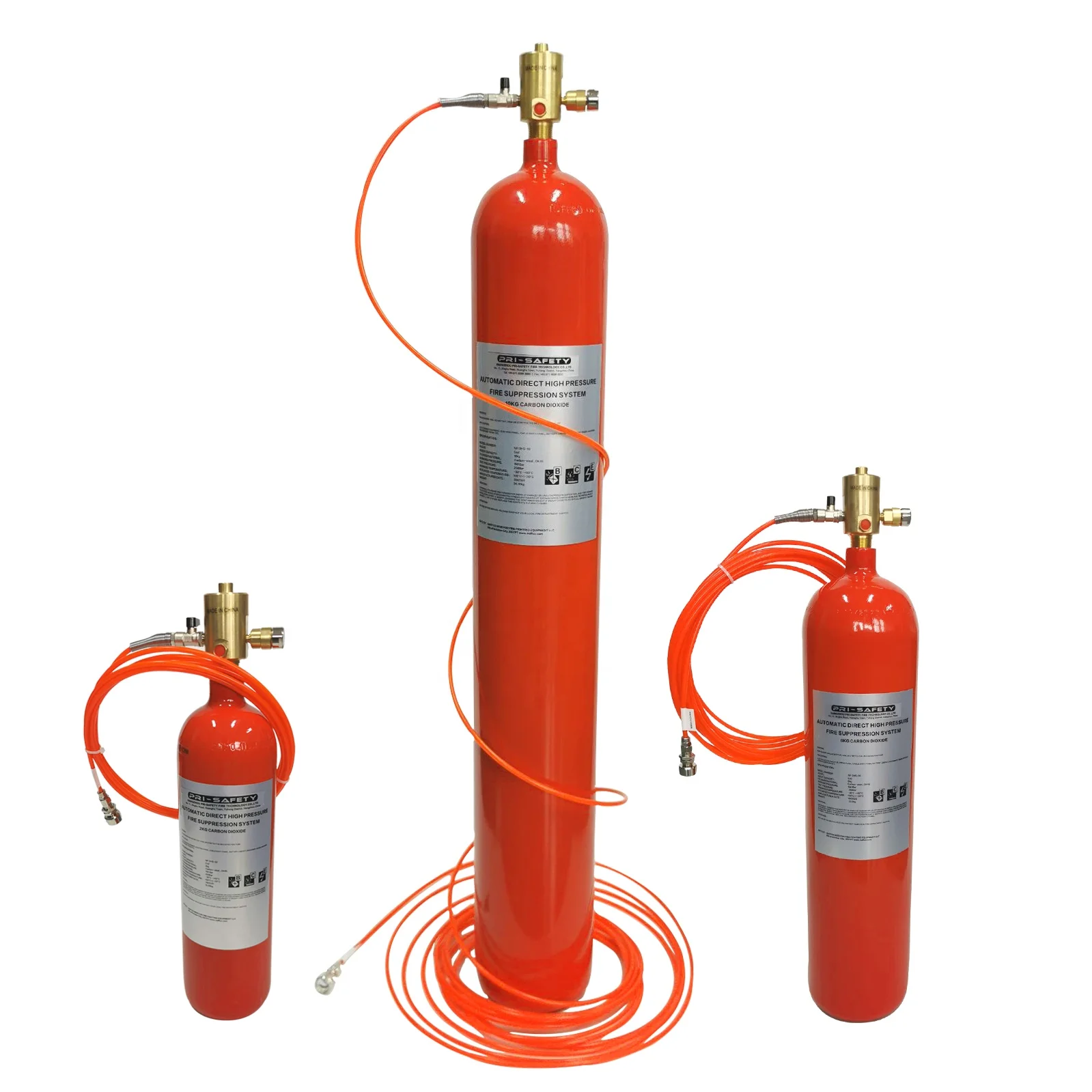 Direct High Pressure Co2 Automatic Fire Suppression Systems With Dhp