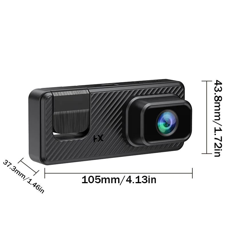 1080P WiFi Bağlantılı Araba DVR Üç Kayıtlı Kızılötesi Gece Görüşü Park İzleme Geri Vites Görüntüsü MicroSD Uyumluluğu