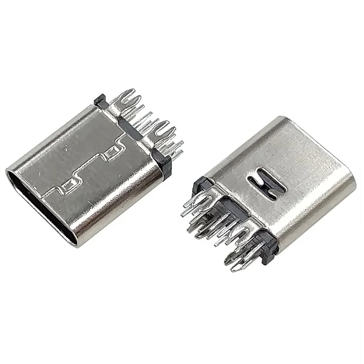 Top Standard USB Type C 14 Pin DIP Female Connector Adapter For PCB