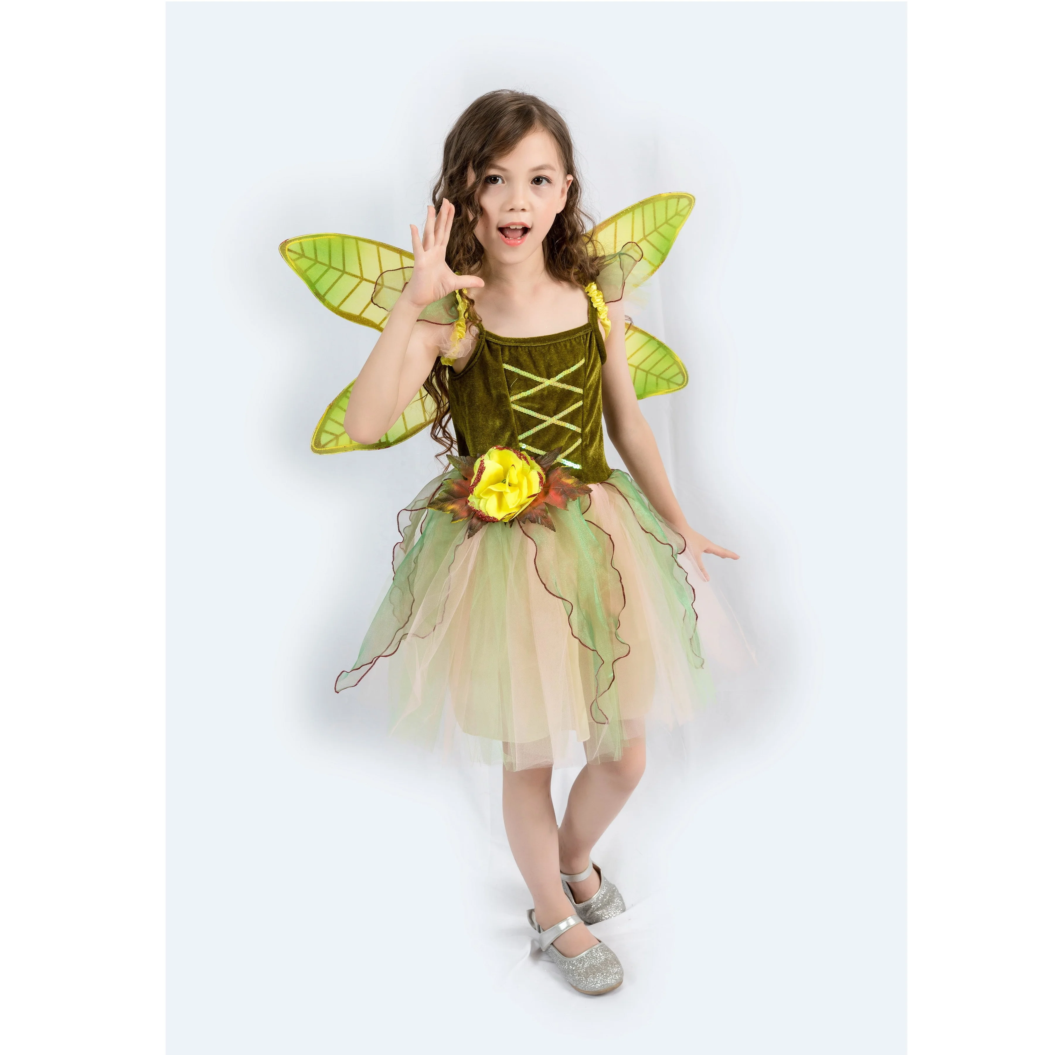 
Autumn fairy dress up fantasy design children carnival dress 