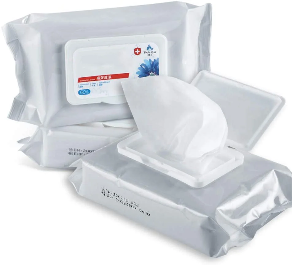 50pcs/pack 75 Multipurpose Nonirritatiing Face Hand Cleaning Paper