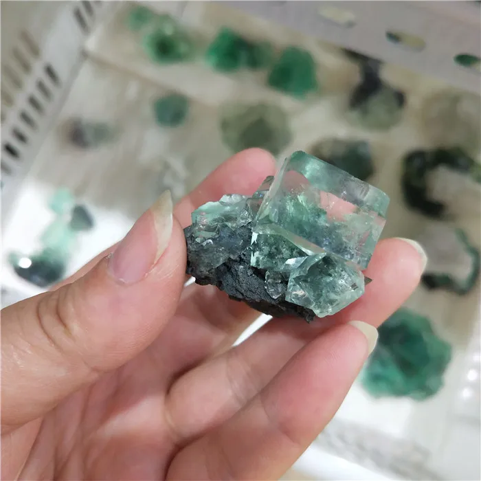 Natural Fluorite Crystal Rock Specimens For Sale Or Decoration Or Gift