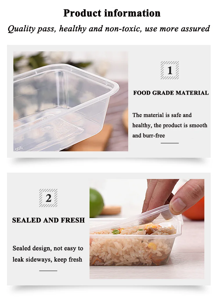 Yiqiang OEM/ODM Recipientes Desechables Para Comida Wholesale Transparent  Square PP Plastic Microwave Disposable Food Container - Buy Yiqiang OEM/ODM  Recipientes Desechables Para Comida Wholesale Transparent Square PP Plastic  Microwave Disposable Food