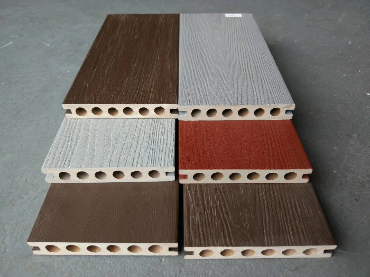 Co-extruded Wpc Composite Decking Boards For Outdoor Floor Covering ...