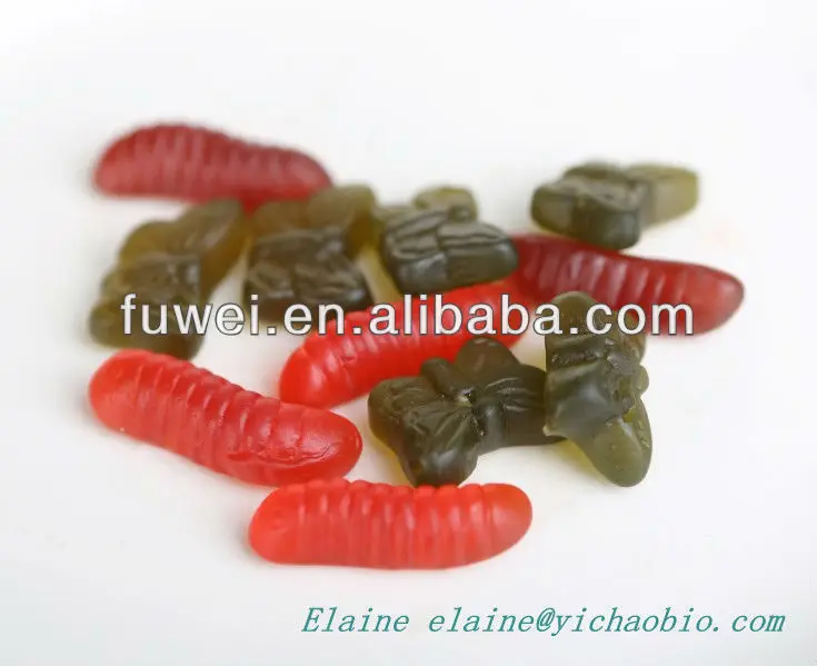 fruitjuice gummy worms