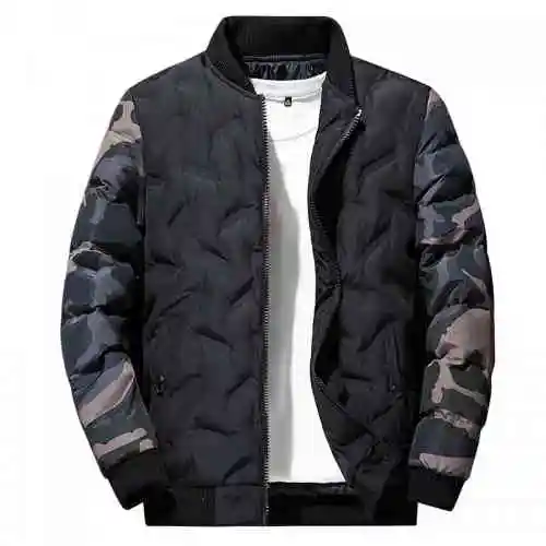 Jackette For Men Polyester Plus Size Parkas & Thermal Printed ...