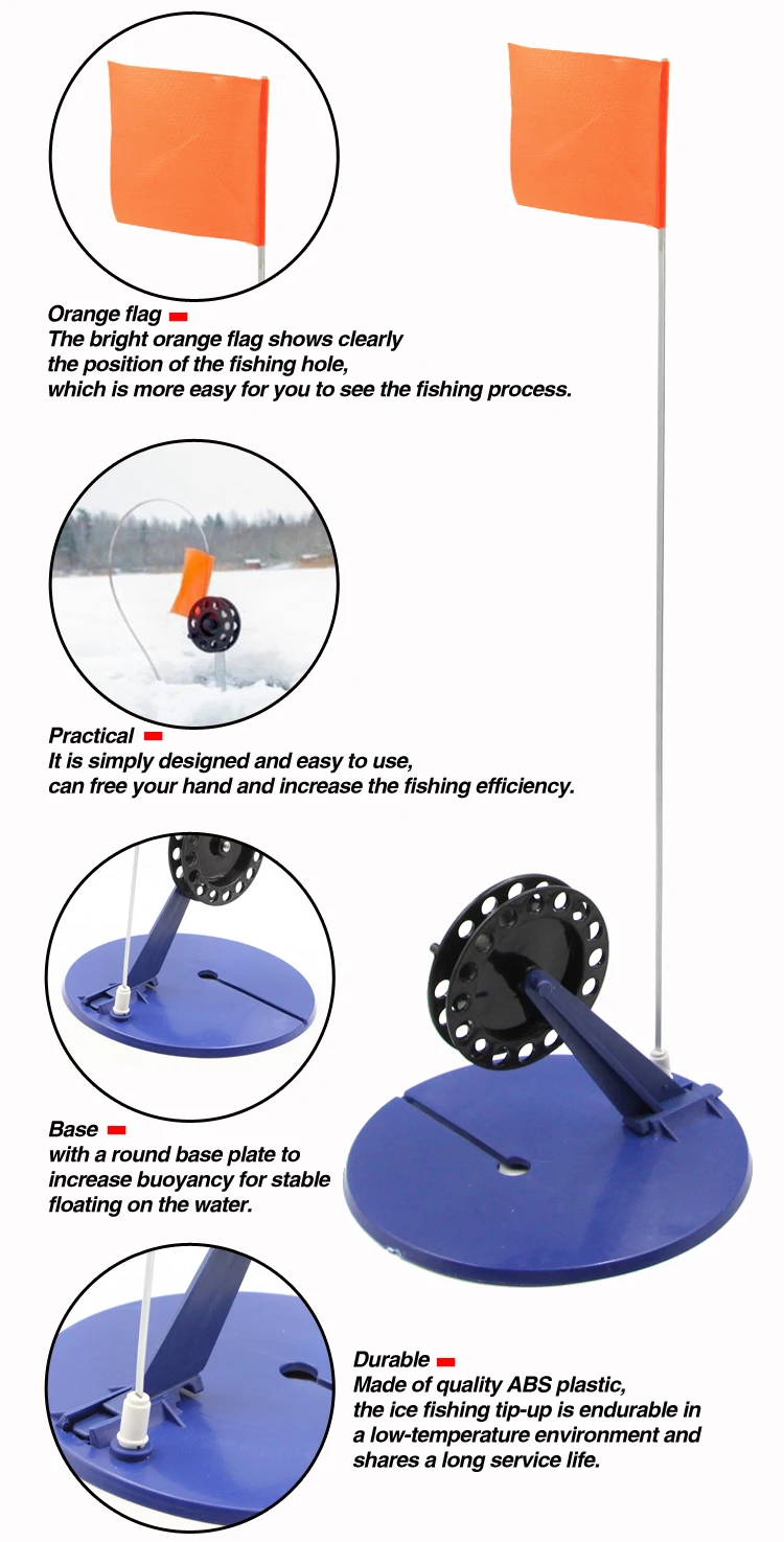 Ice Fishing Accessory Tip Up Freezeproof Tip Up Parts Alarms Buy