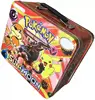 Custom Metal Cartoon Pokemon Card Box Pokemon Tin Box With Handle for Toy Packing
