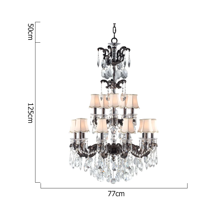 k9 crystal staircase chandelier