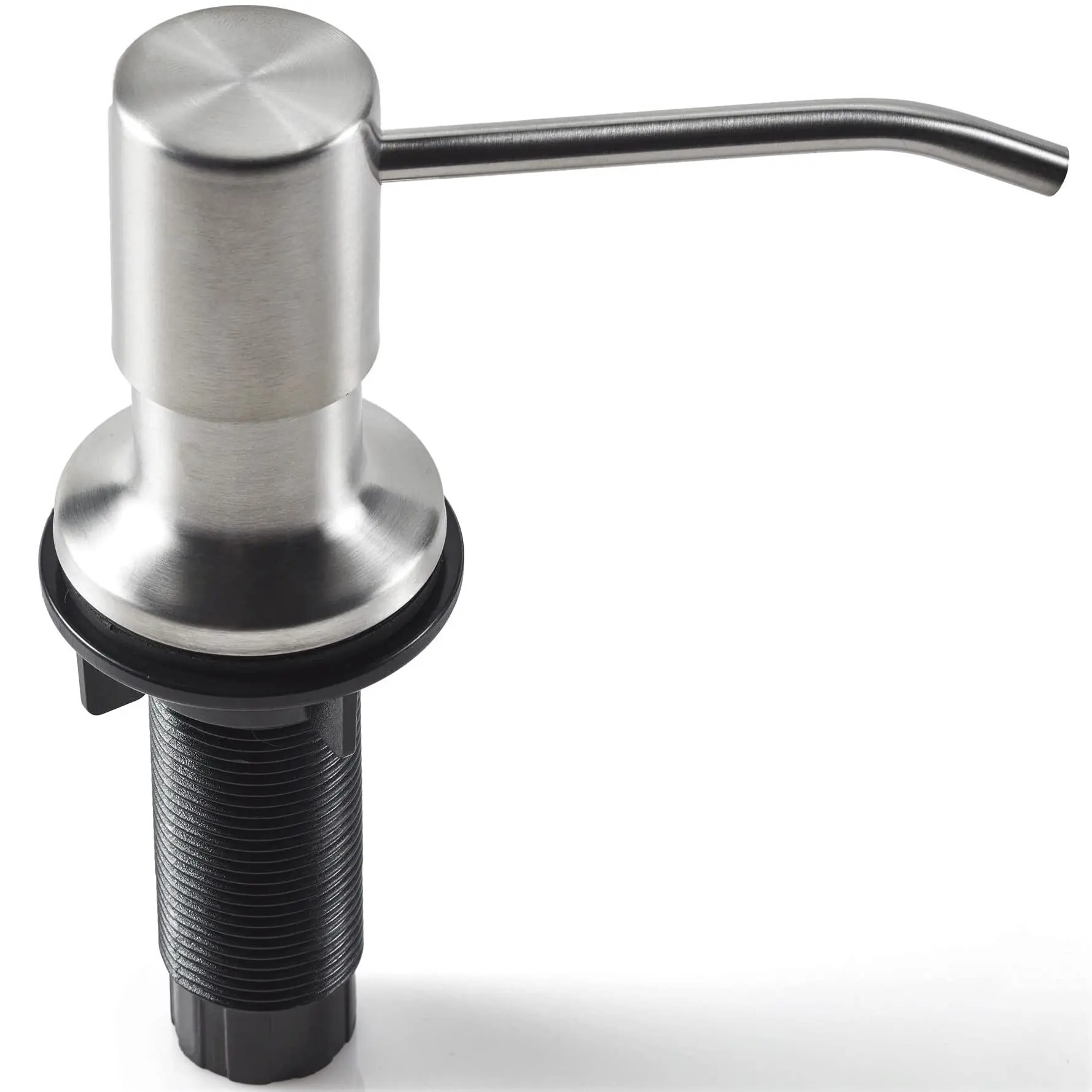 product hot sale stainless steel kitchen sink liquid soap dispenser chrome convenient extender refillable dishwashing detergent bottle-5