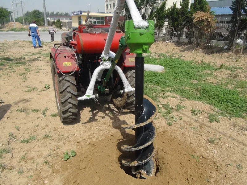 Tractor Mounted 500mm Auger Diameter Post Hole Digger - Ideal Earth ...