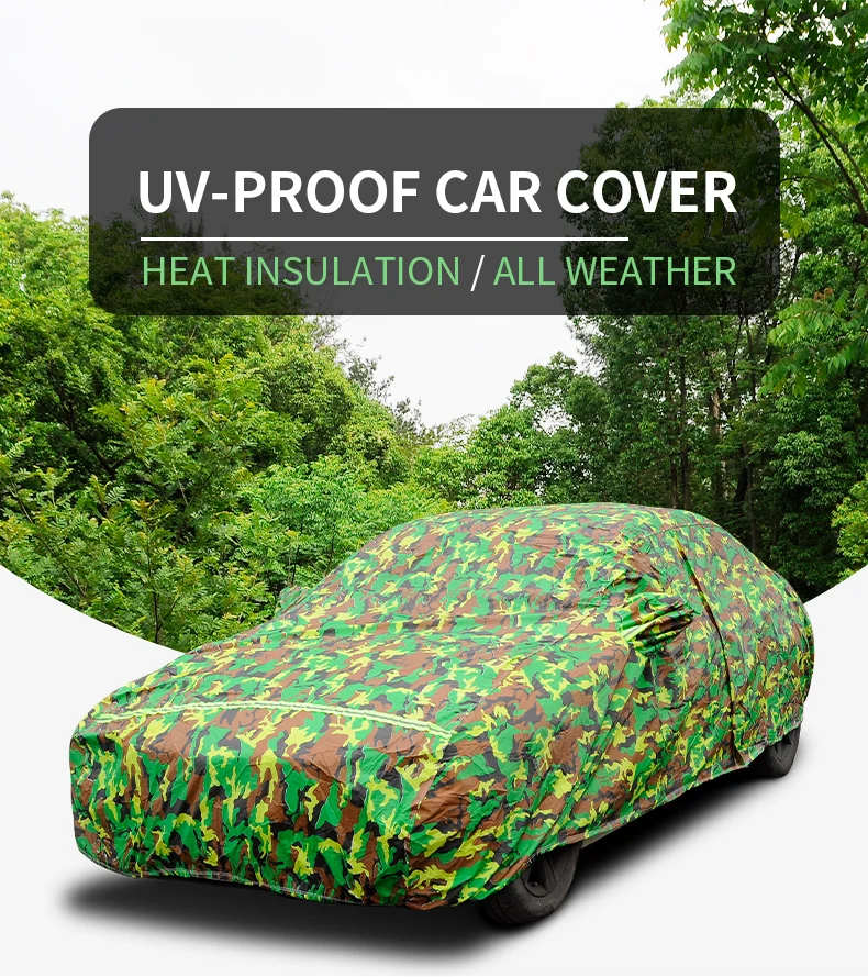 Camouflage Oxford Car Cover With Zipper Wholesale Car Cover Buy Car