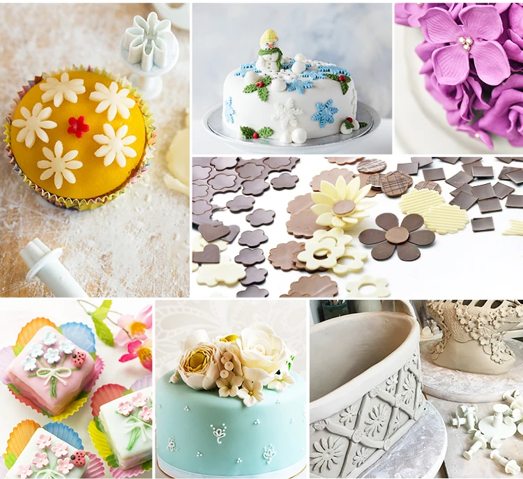 fondant cake decorating tools set