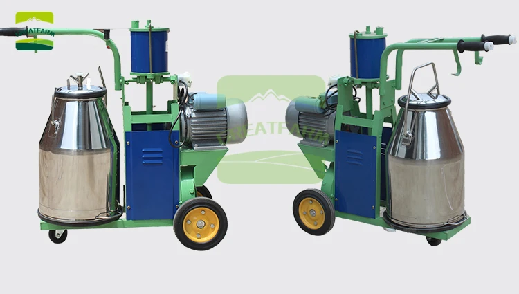 Movable piston milking machine Single barrel piston milking machineMilking machine